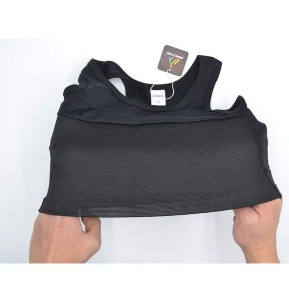 Tomboy Trans Lesbian Pullover Half Length Chest Binder Corset Top Size 6X - Picture 5 of 6